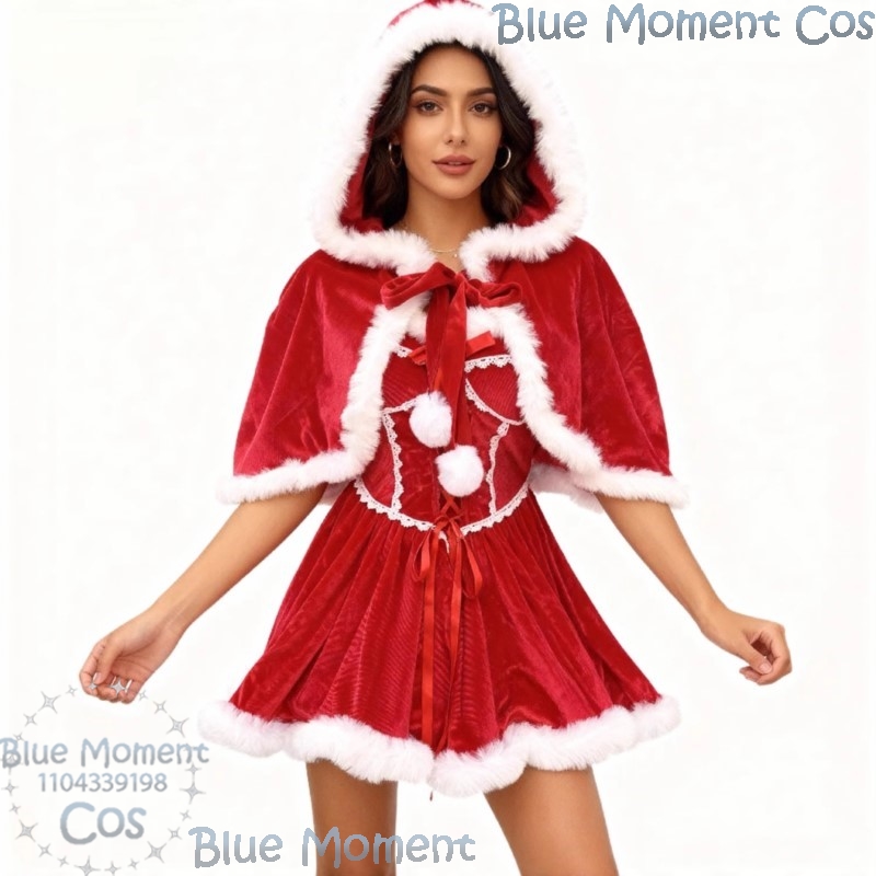2025 vestido rojo de Navidad b - Anime Cosplay Event 2025 reseña y precio